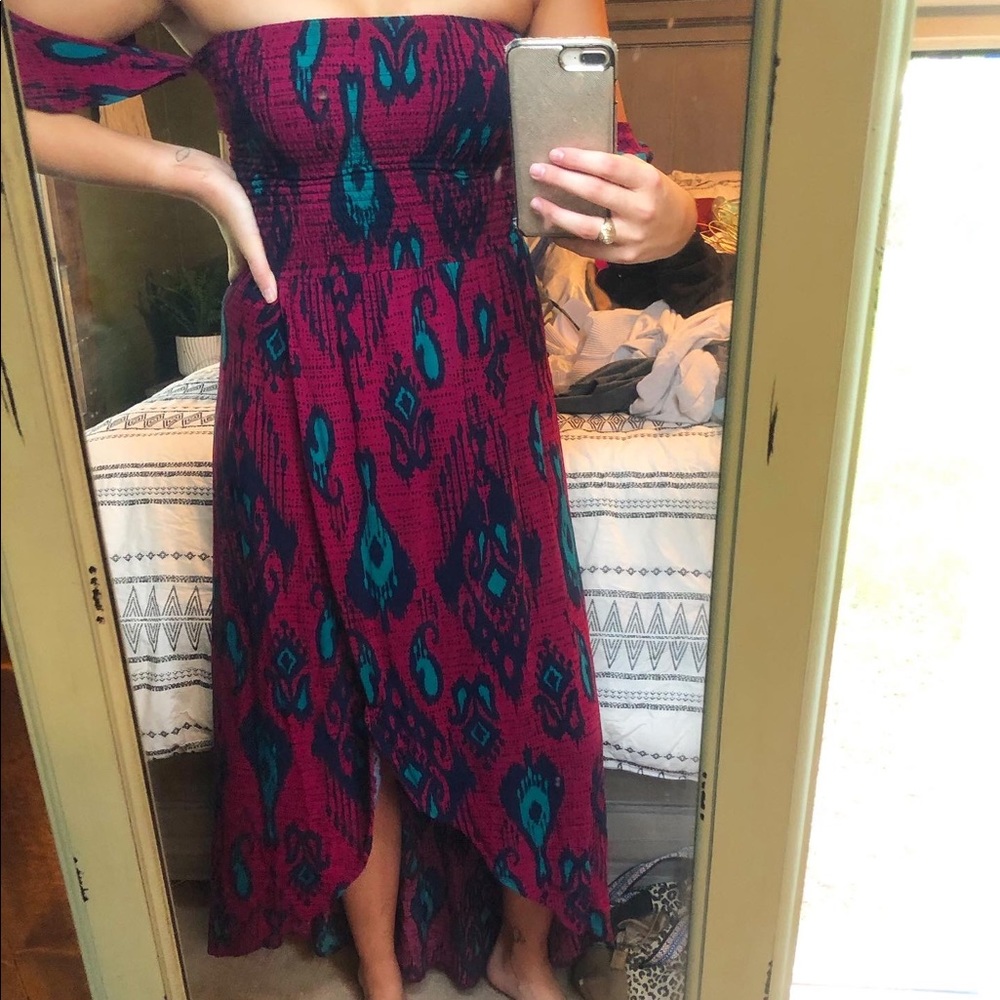 High/low maxi dress